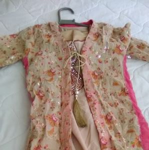 Girls four piece Pakistani Indian clothes